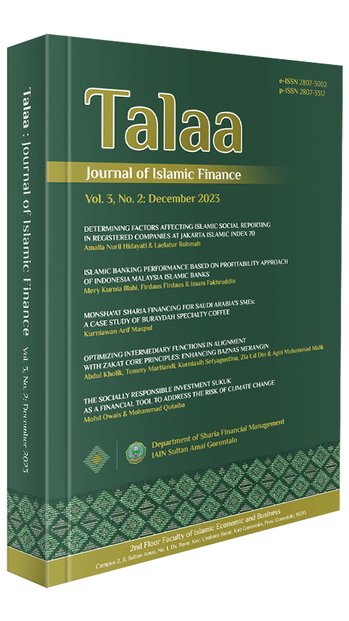 Talaa : Journal of Islamic Finance Vol 2 No 1